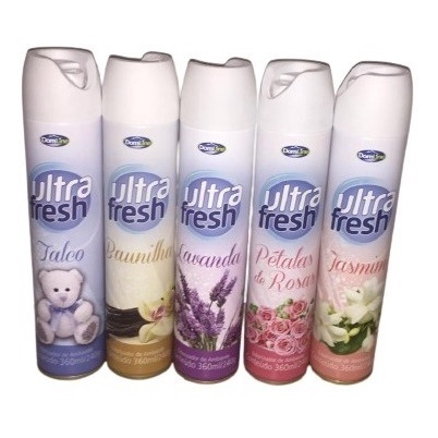 Kit C/24 Ultra Fresh Odorizador De Ambientes 360 Ml