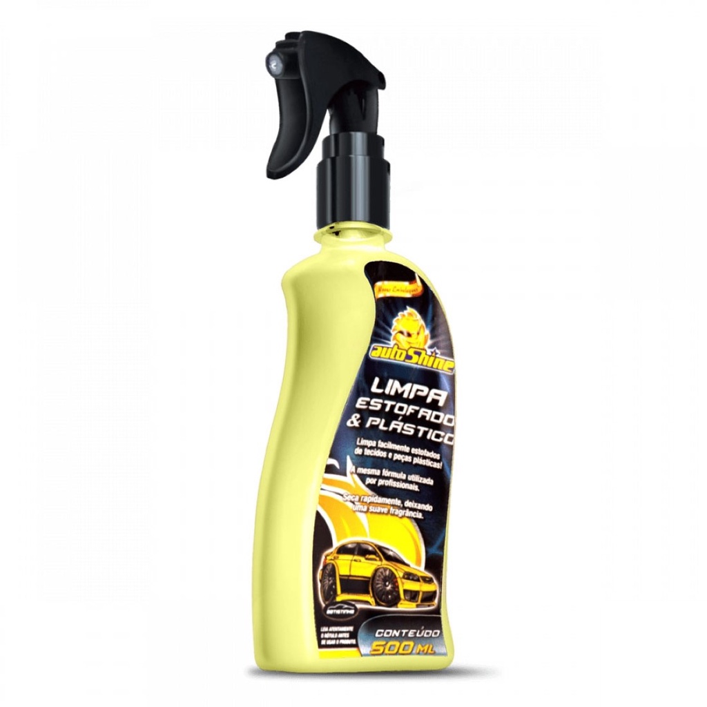 Limpa estofados e plásticos da autoshine 500ml em Oferta na Shopee