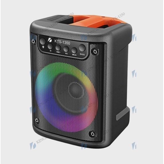 Caixa De Som Wireless KTS-1350 Com Bluetooth/LED No Alto Falante 3"