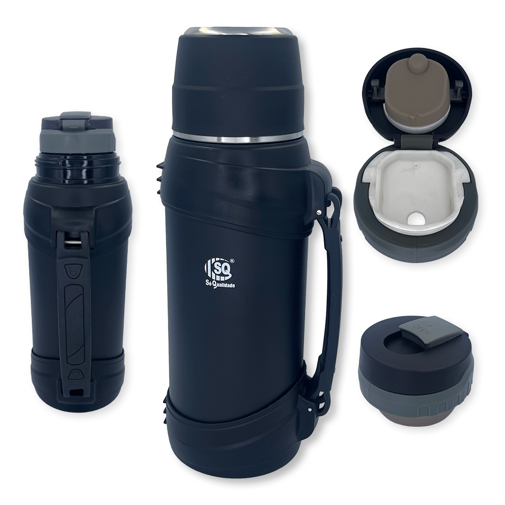 Garrafa Térmica 2 Litros Grande Camping Conserva 24 horas | Shopee Brasil