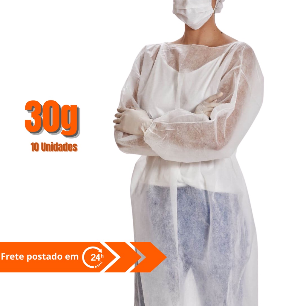 Avental Jaleco Descartável: Onde Comprar | BuscaProdutos