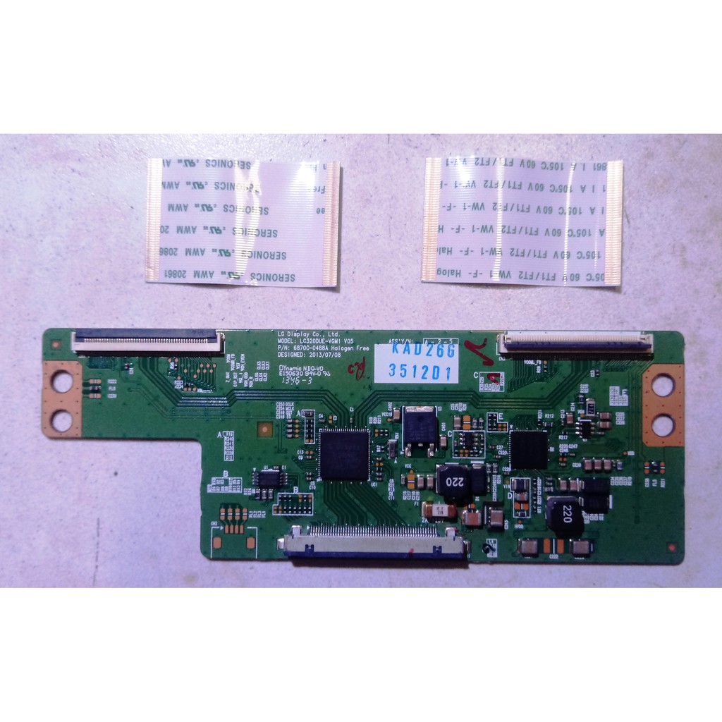 Placa Tcon LC320DUE-VGM1 V05 6870C-0488A LG 32LB5600 32LB5800 + Flats