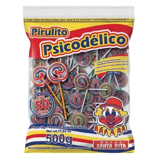 Pirulito Psicodélico Chaves Colorido N2 c/50 - Santa Rita