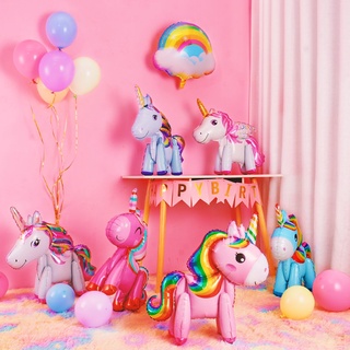 Unicórnio Balões Decoração Da Festa De Aniversário Crianças Unicorn Party Favor Do Casamento Chuveiro De Bebê Unicornio