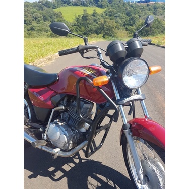 Protetor Carenagem Mata Cachorro Moto Titan Fan 125 00/08 Slider ...