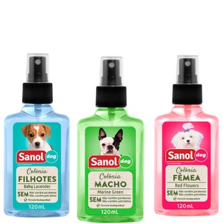 Perfume Colônia Para Cachorro Filhote Sanol Dog Filhote, Macho, Femea Pet Shop
