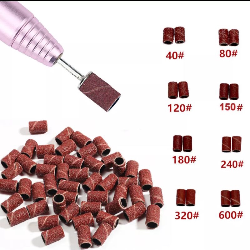 Kit Com 20 Lixas + 1 Tambor Para Micro Retifica Dremel E Similares