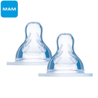 Bico Mamadeira MAM N3 4+ meses Fluxo Rápido c/ 2uni Original em Oferta na Shopee