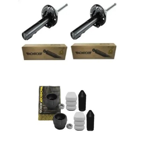 02 Amortecedores Monroe + Kit Coxim Dianteiro Axios Gol G5 em Oferta na Shopee
