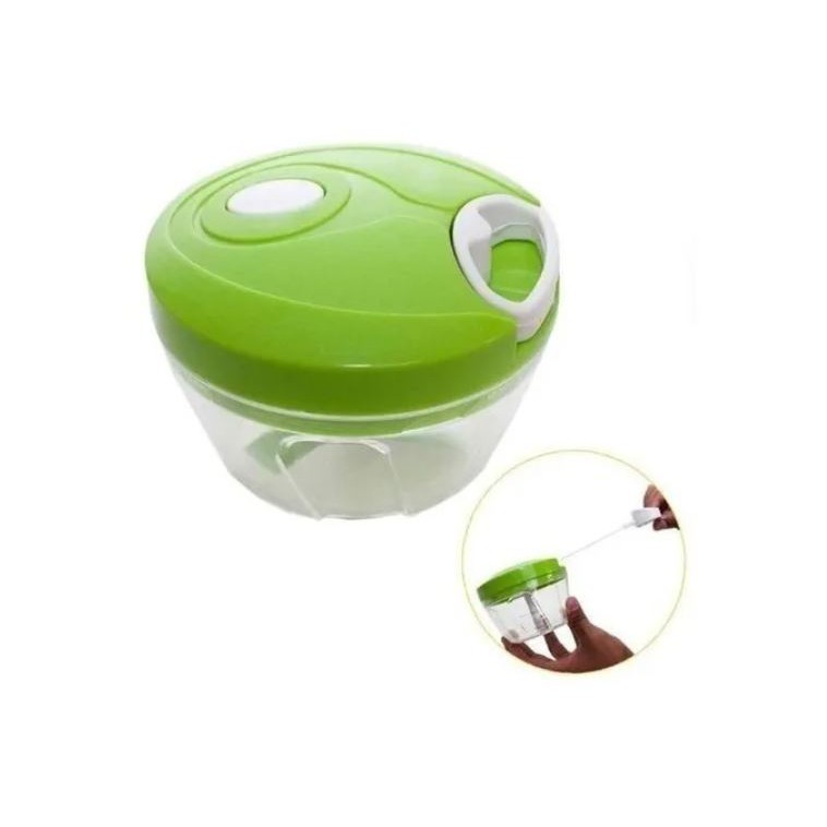 Mini Processador De Alimentos Manual Triturador Alho Legumes Speed Chopper