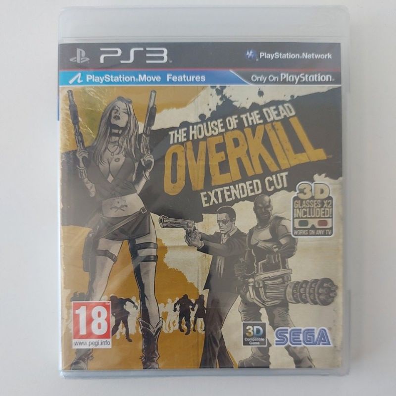 The House Of The Dead Overkill Extended Cut PS3 Original Mídia Física Pronta Entrega Novo Lacrado