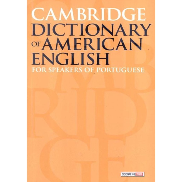Livro - Cambridge Dictionary Of American English For Speakers Of P