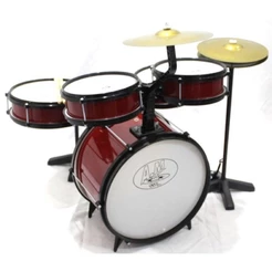 Bateria Musical Infantil Rock Baby Com Chimbal