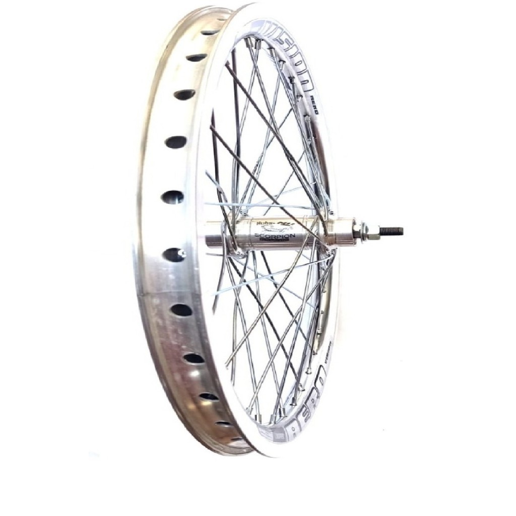 1 Roda Trazeira Bike Aro 26 Aero Folha Dupla Cubo Rolamento