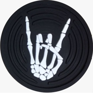 1 Porta Copo Emborrachado Rock 'n' roll Apoio Para Copos Mesas Balcao Bar Chopp Cerveja em Oferta na Shopee