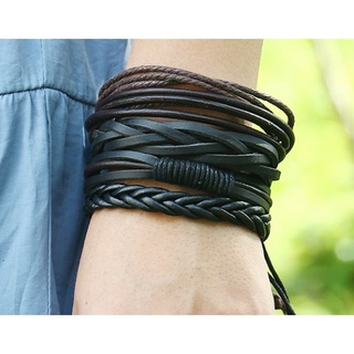 Pulseiras Bangles Pulseiras De Couro Masculinas/Moda