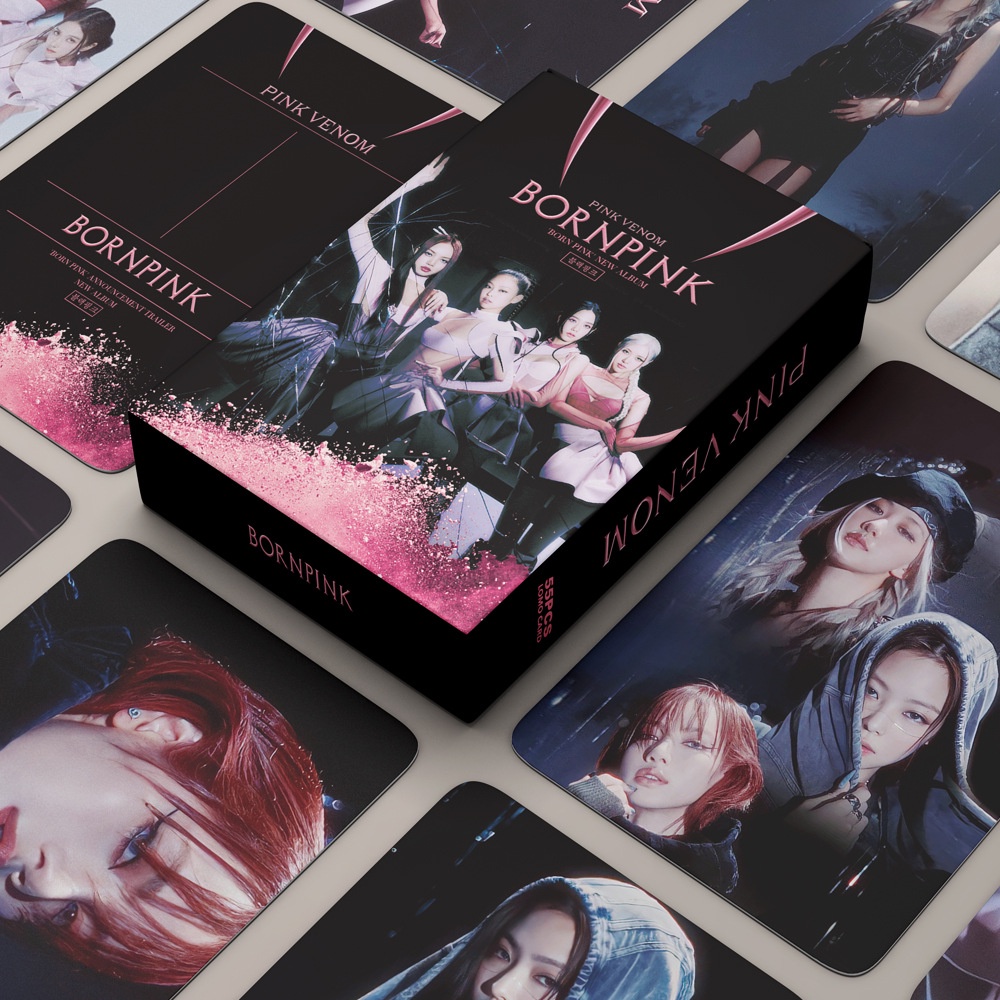 Kpop BLACKPINK BORN PINK Cartão Lomo JENNIE JISOO LISA ROSE Fotocartão Postal Shopee Brasil