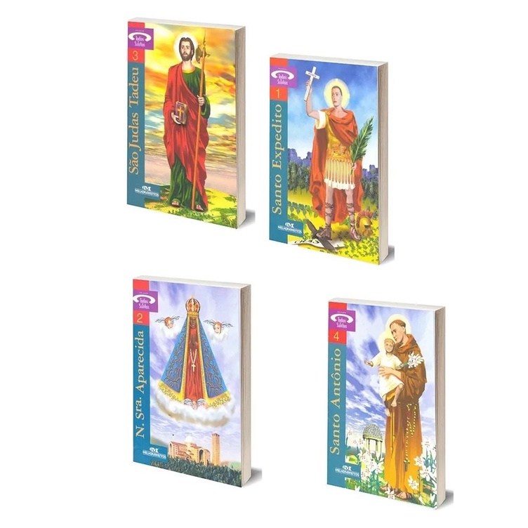 Livros: Coleção Todos Os Santos - 4 Volumes em Oferta na Shopee