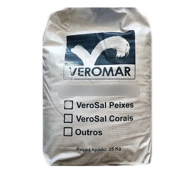 Sal Veromar Corais 25kg Saco Para Reef De Corais