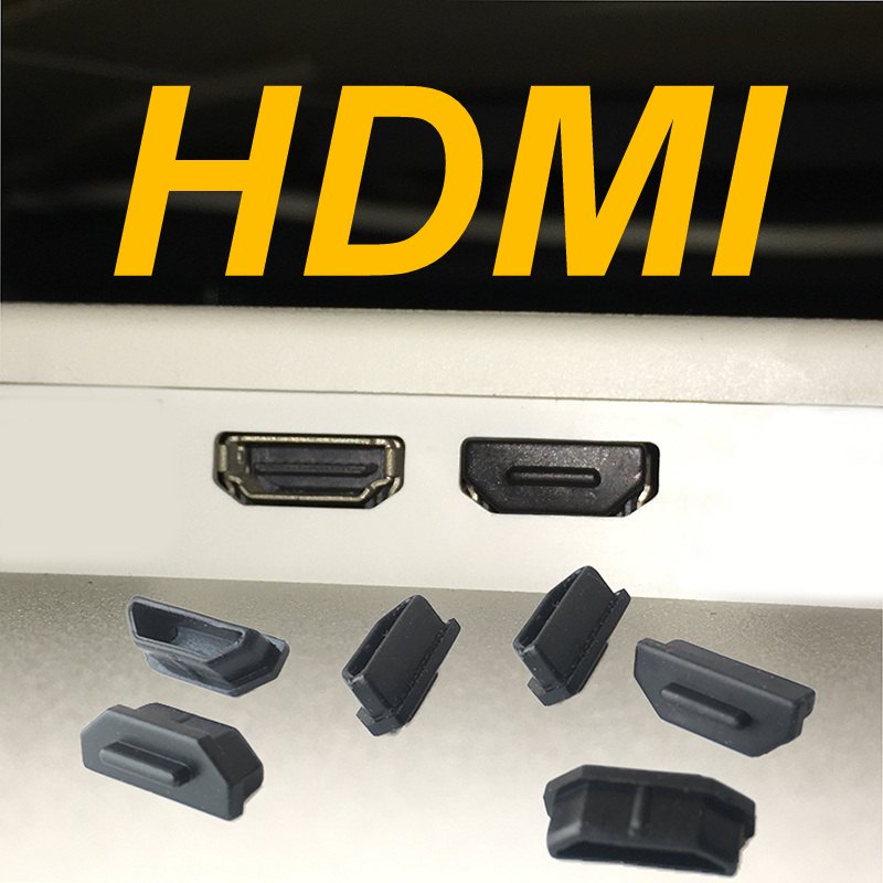 5 tampas HDMI anti poeira para tv -receiver-monitor-pc-placa de video-Pronta entrega SP