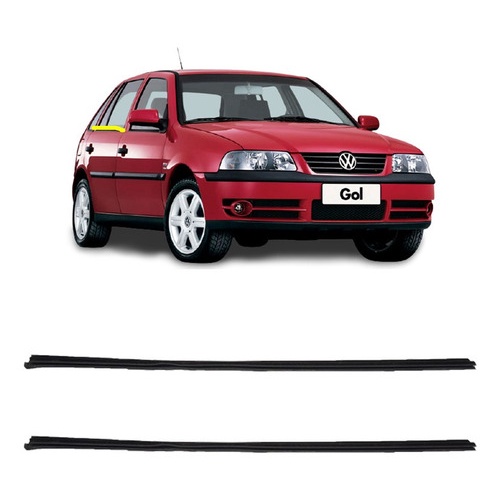 Jogo Pestana Externa Vidro Traseira Gol Parati G2 G3 G4 em Oferta na Shopee