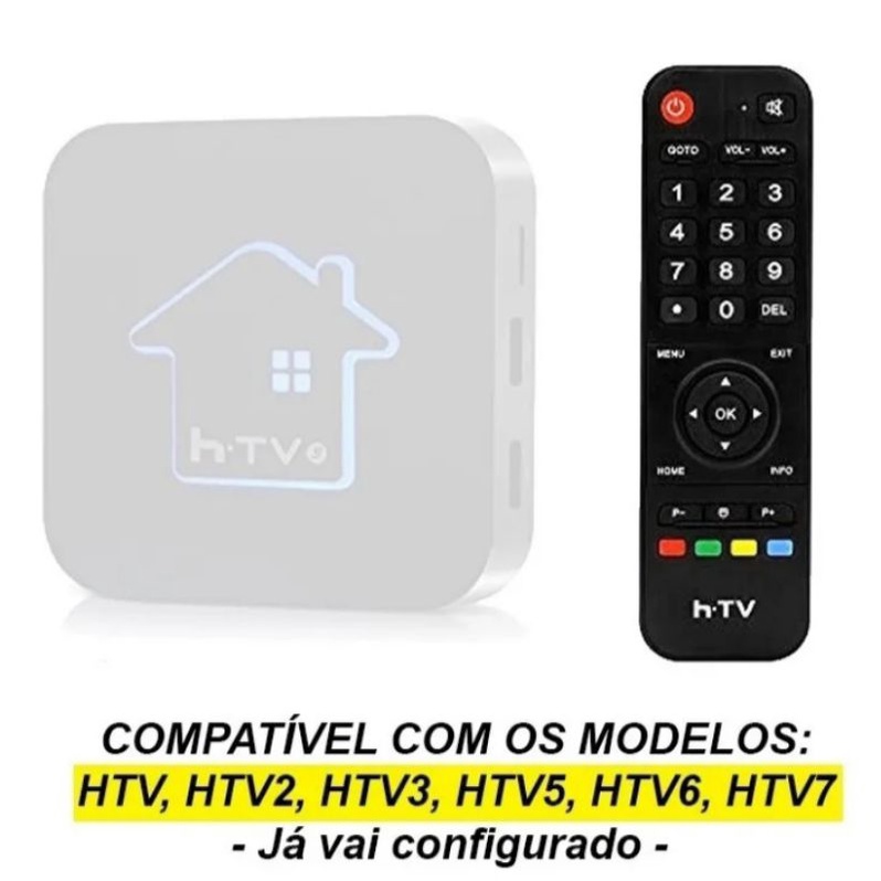 Controle remoto HTV Box | Shopee Brasil
