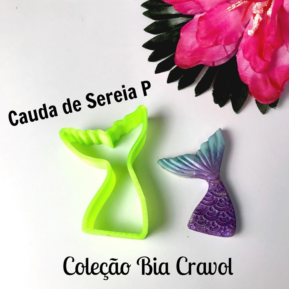 Cortador Cauda de Sereia P - coleção Bia Cravol