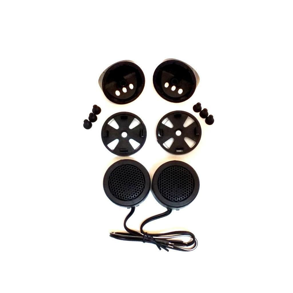 2 Pares Mini Tweeters de Alta Frequência Painel Porta Coluna Auto Falante Som Automotivo Veiculo Caixas Alta Durabilidade