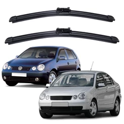 Par Palheta Limpador Parabrisa Volkswagen Polo Hatch Polo Sedan 2002 A 2012 Kit