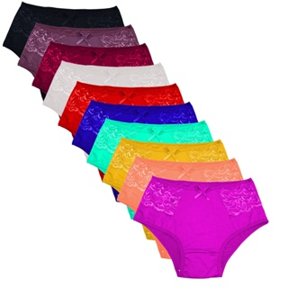 Kit 5 Calçola Microfibra Senhora Plus Size G1 G2 G3 Alta Renda Calcinha Alta D04 em Oferta na Shopee