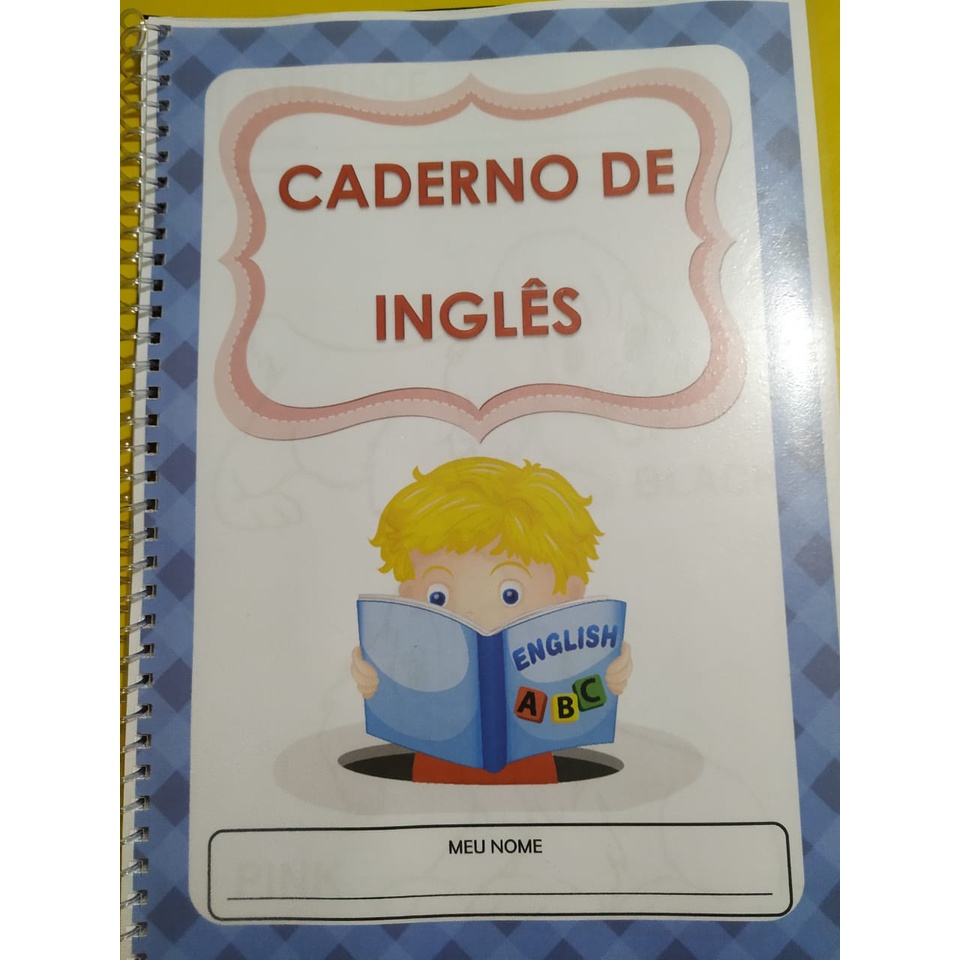 Caderno de Inglês para Educação Infantil