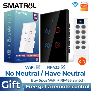 SMATRUL Graffiti Switch Light WiFi Smart Life EUA Google Home Amazon 10A