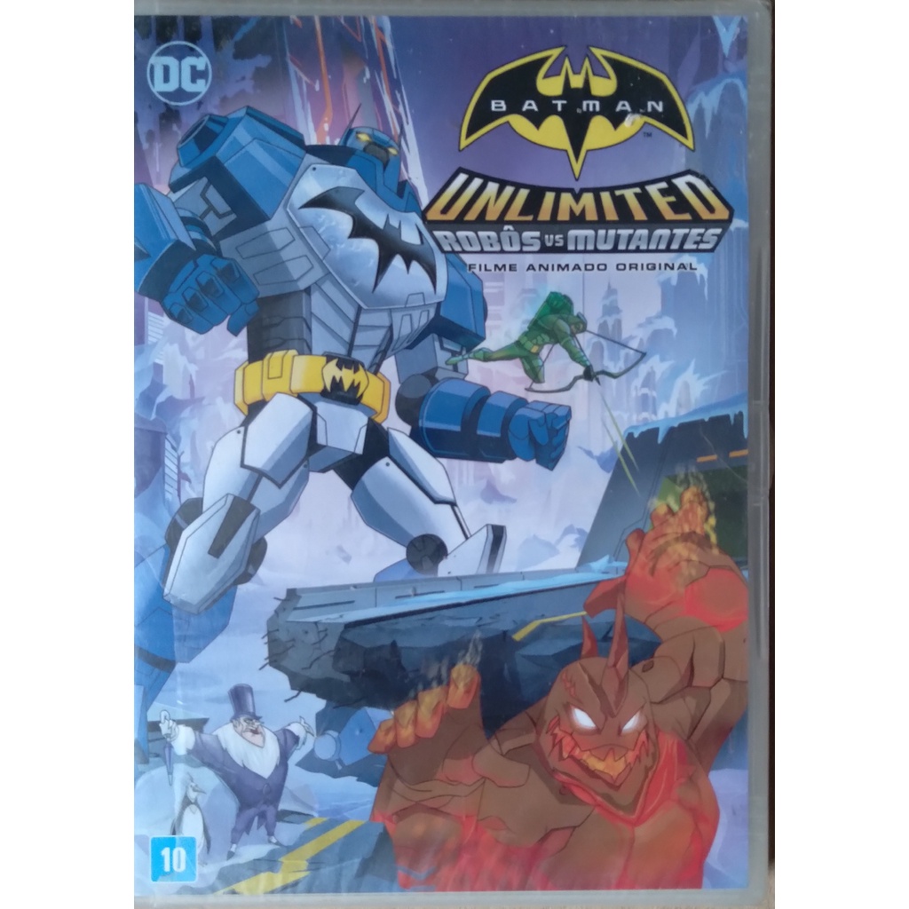 DVD Batman Unlimited Robôs Vs Mutantes - Original Novo e Lacrado
