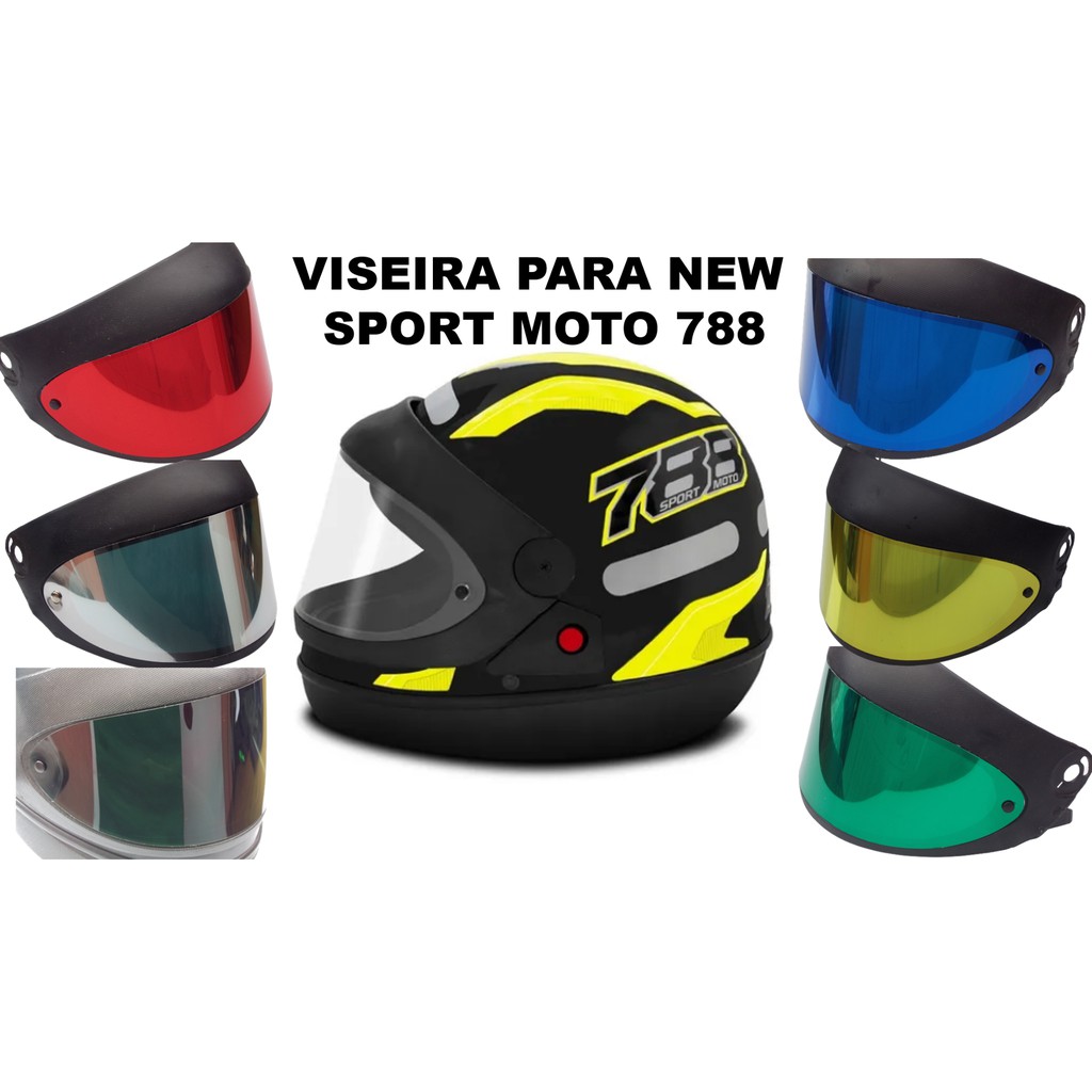 Viseira do Capacete  PRO TORK NEW 788 AUTOMÁTICO - Tamanho 56/58/60 (SOMENTE A VISEIRA DE REPOSIÇÃO)