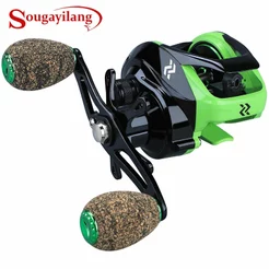 Carretilha de Pesca Sougayilang 12+1 Ball Bearings 7.2:1 Gear Ratio CNC Handle Max Drag 10KG