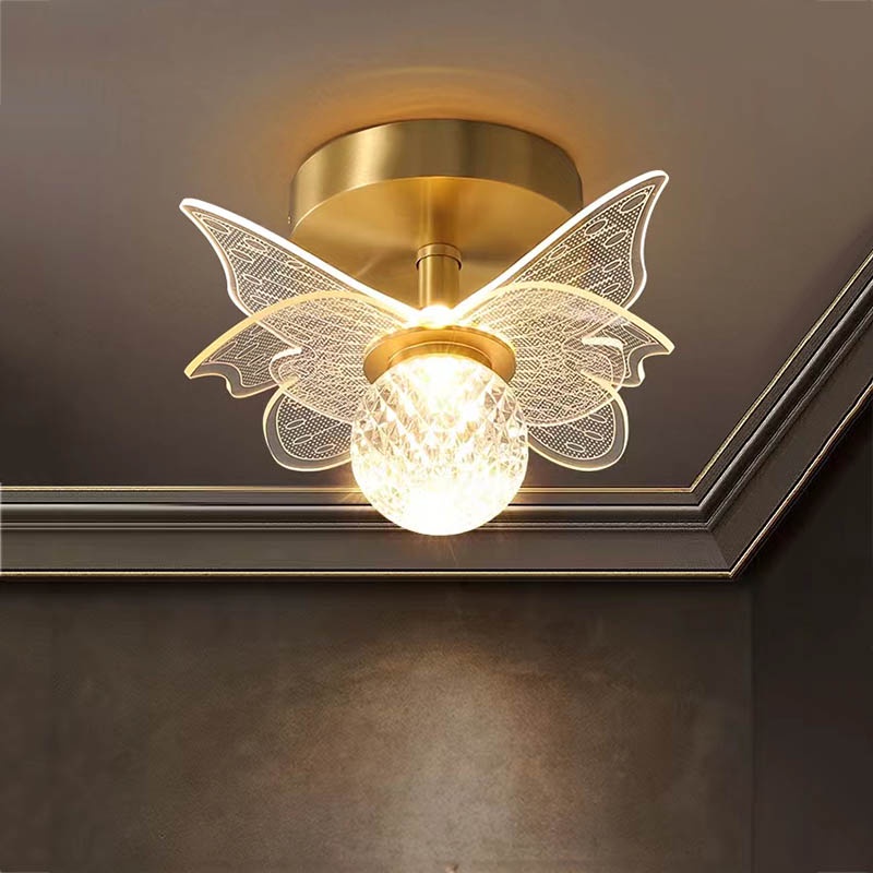 VIMI Luminária Borboleta Luminária De Teto Luminária De Teto Para Sala Moderno Luminária Quarto