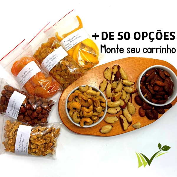Castanhas, Frutas Secas, Sementes - Produtos Naturais Loja Premium