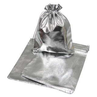 Saco Organza Tipo Lame 7x9 Prata Com 50unidades Presentes em Oferta na Shopee