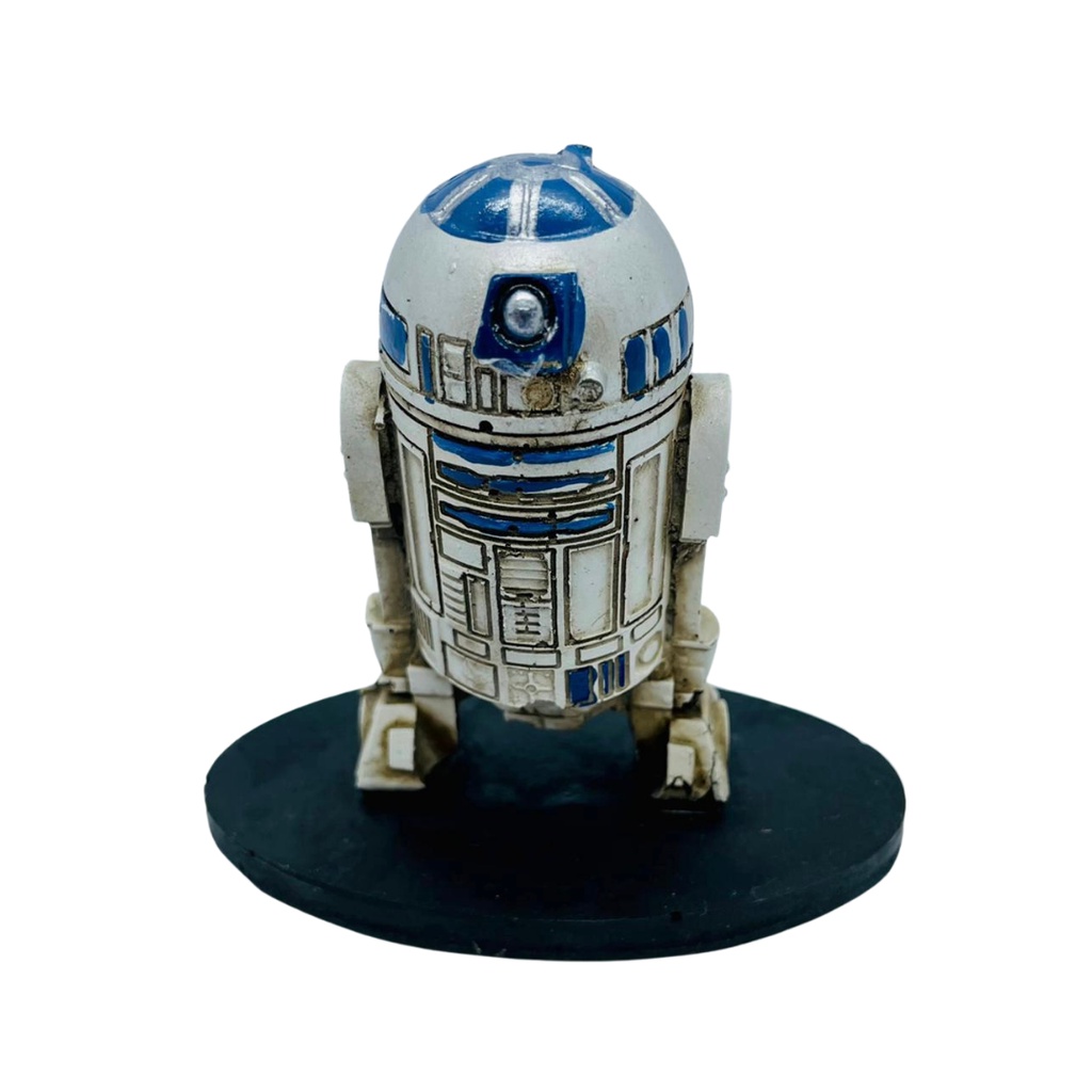 Boneco R2 D2 Star Wars Filme Colecionavel Estatua Miniatura Resina