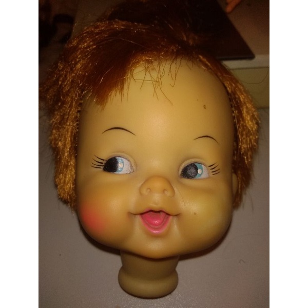 Cabeça de Boneca Pedrita Anos 60 Sucata Reposição Raridade Excelente Estado de Conservação Colecionador