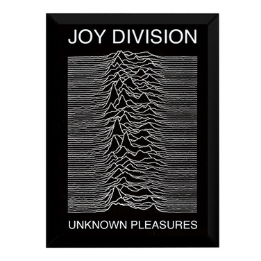 Quadro Joy Division Unknown Pleasures Arte Poster Moldurado
