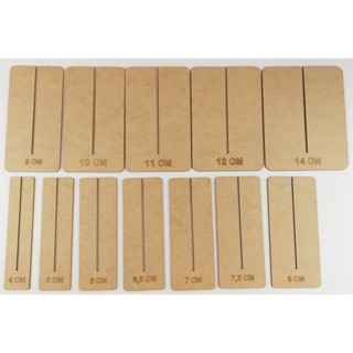 Gabarito Molde Para Laços Kit Com 6 Peças Em Mdf 3mm Cru Para Laços Perfeitos Catavento  Diversas Meididas em Oferta na Shopee