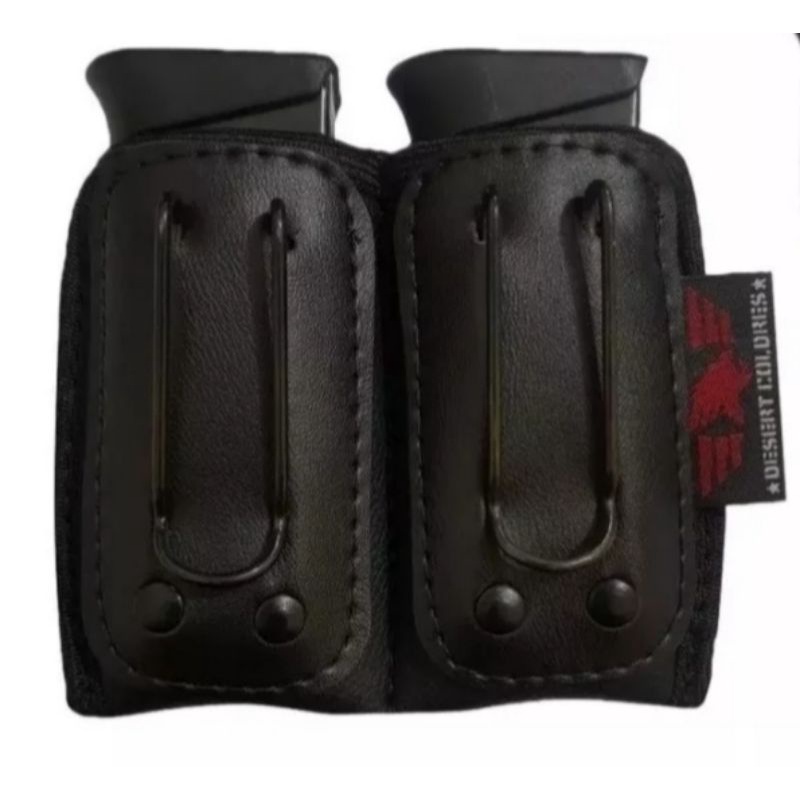 Porta Carregador Velado Duplo Para Glock G17/G19/G25 Desert Coldred .