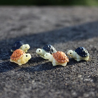 6 Pçs / Conjunto Mini Tartarugas / Ornamentos Para Decoração De Jardim De Fadas / Paisagismo / Tanque De Peixes em Oferta na Shopee