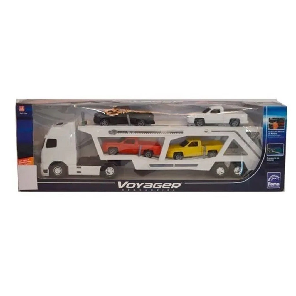 Caminhão Voyager Cegonheira Branco 1354 - Roma em Oferta na Shopee