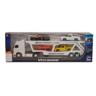 Caminhão Voyager Cegonheira Branco 1354 - Roma em Oferta na Shopee