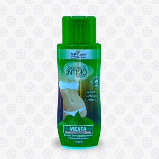 Sabonete Intimo MENTA 200ml 12 unidades - Bell Corpus em Oferta na Shopee