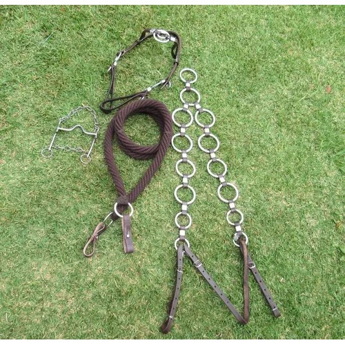 Kit Traia Completa Marrom Luxo 4 Peças Couro Original Para Cavalgadas E Montaria