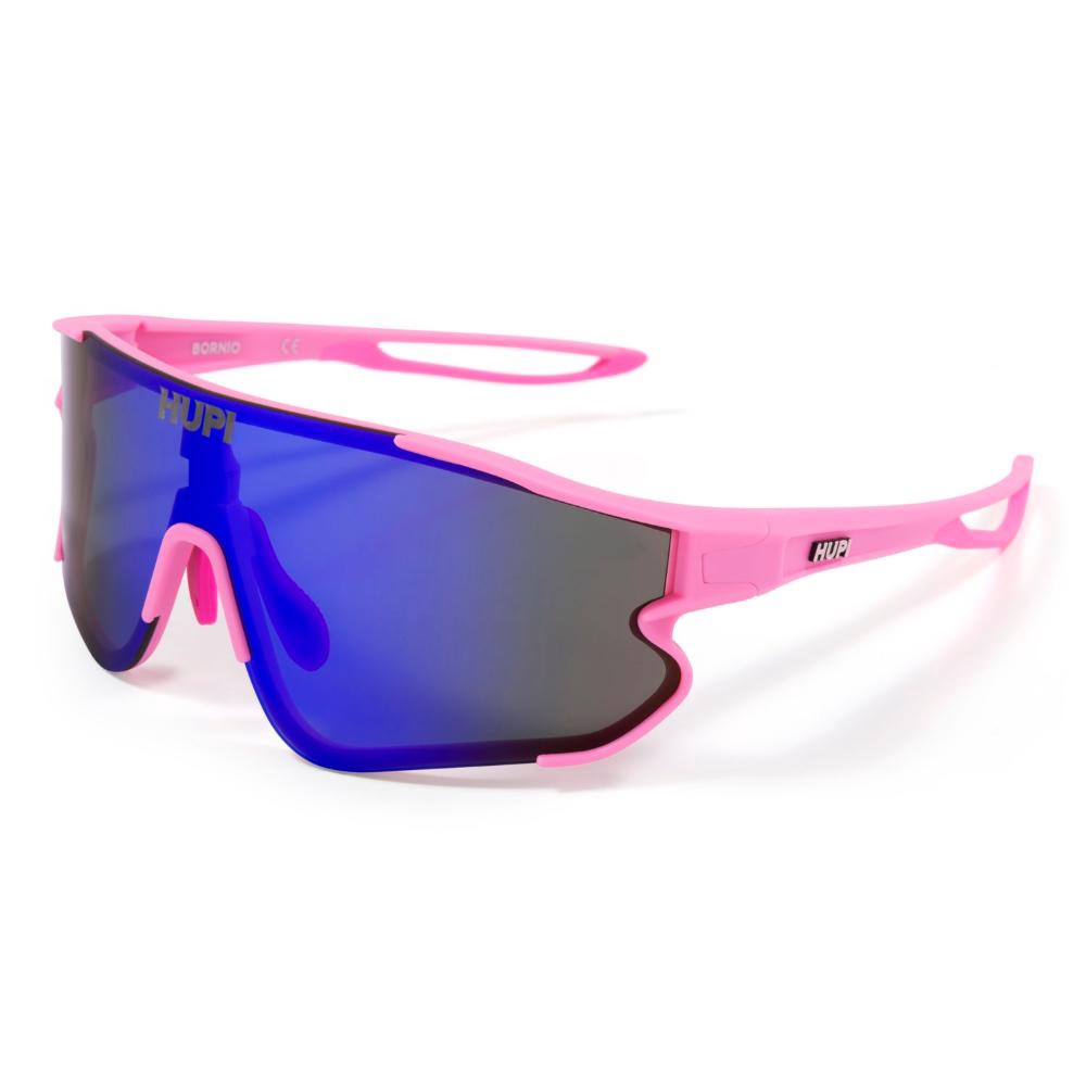 Óculos de Sol HUPI Bornio Rosa - Lente Azul Espelhado em Oferta na Shopee