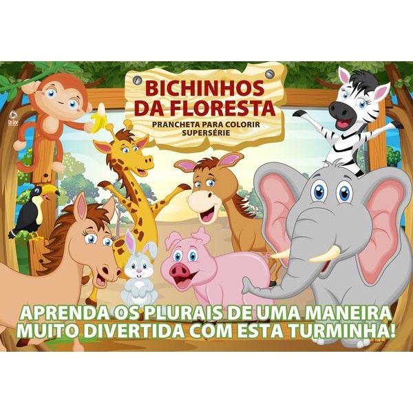 Bichinhos da Floresta - Prancheta para Colorir 03